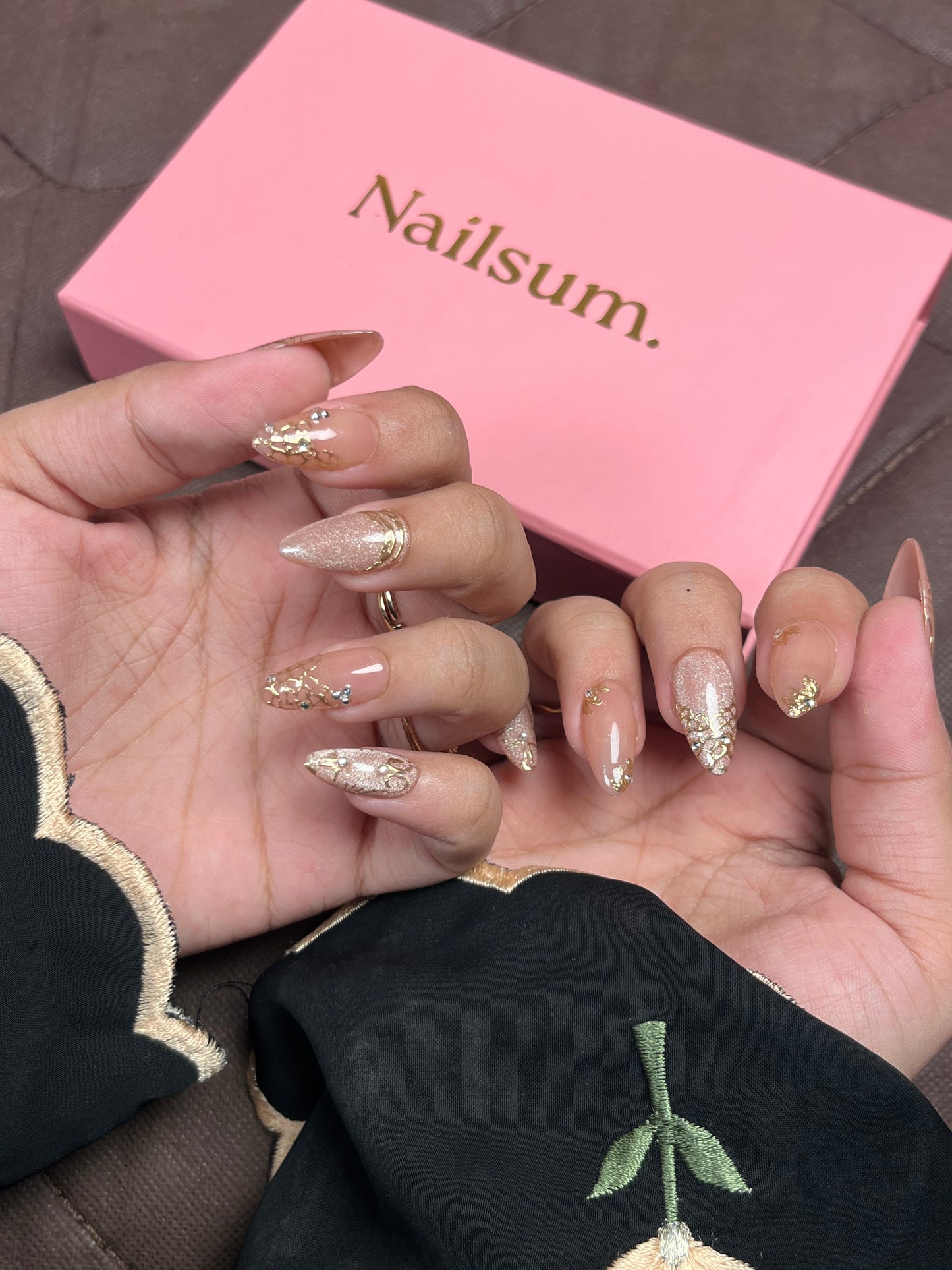 BLOOM PETAL (NATURAL) CATEYE SET