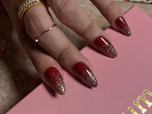 BLOOD RED GLITTER