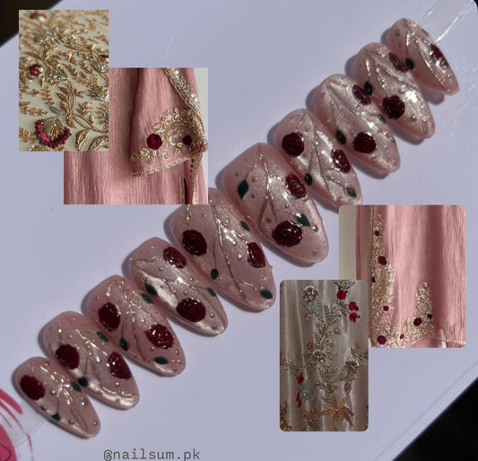 ROSE CHROME CATEYE SET
